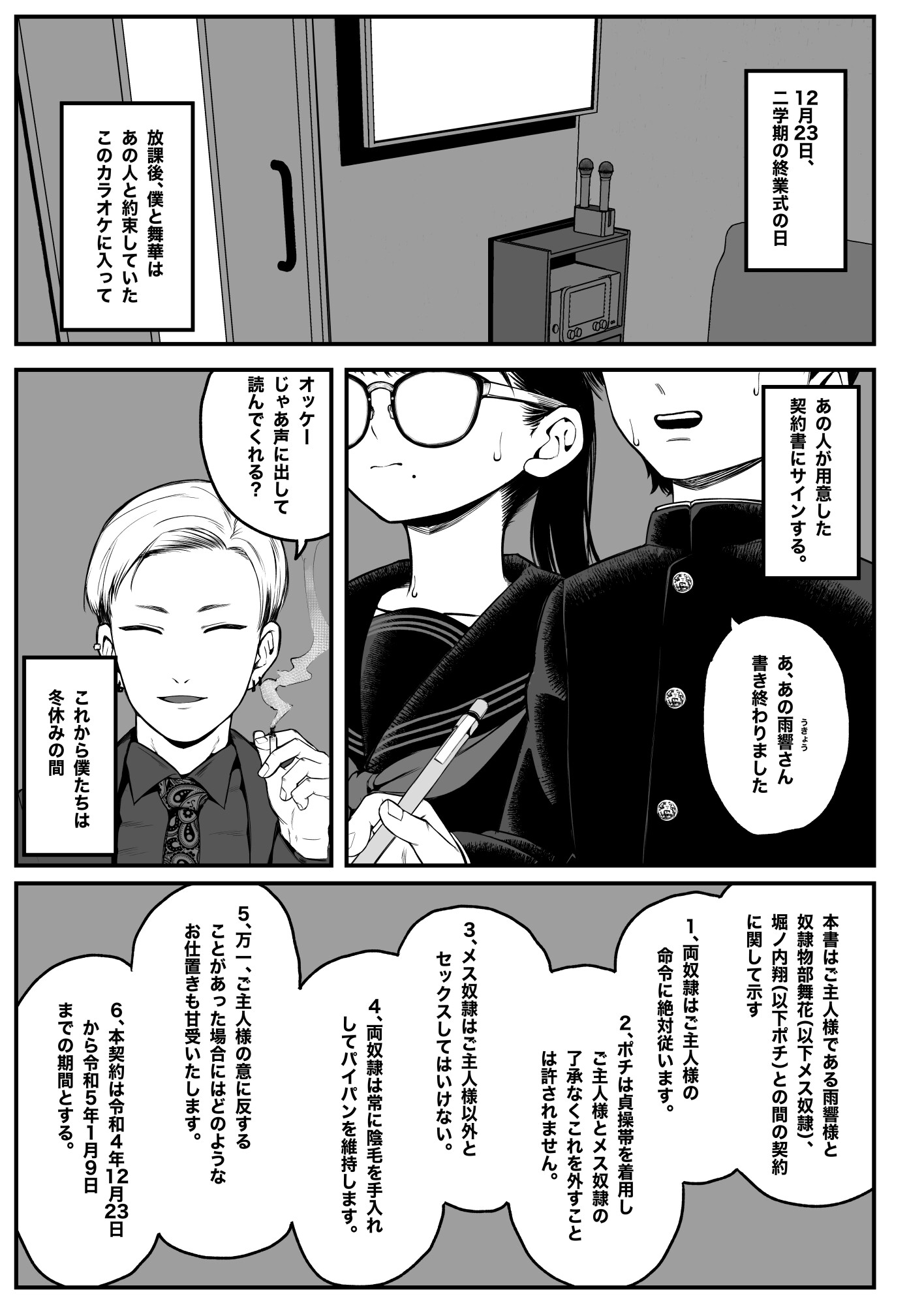 僕と彼女とご主人様の冬休み