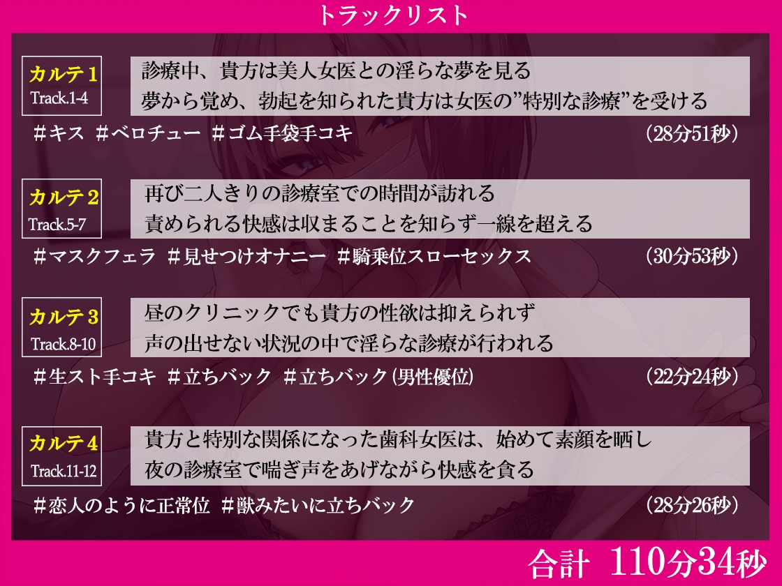 ドスケベクール女医のねっとり搾精クリニック ～治療の邪魔ですから…空になるまで搾り取ってさしあげます～