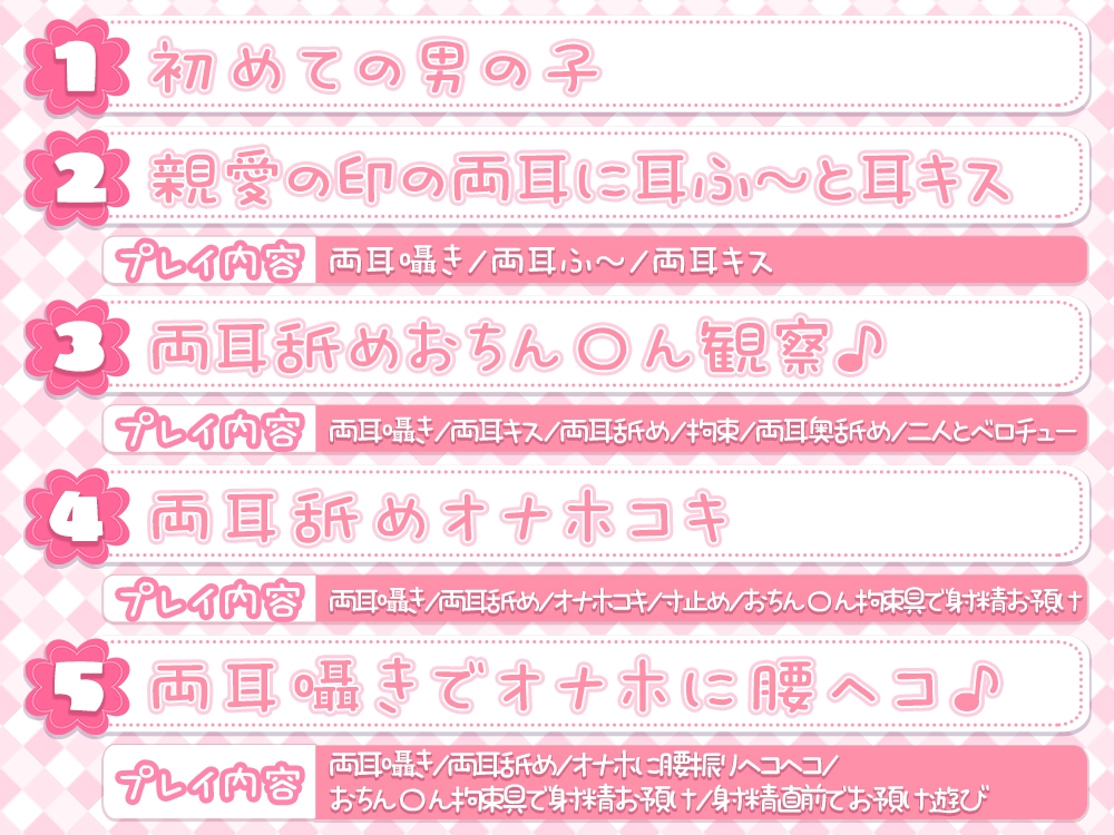 【耳元密着距離】親愛の証の両耳キスから始まる性癖歪ませ学園性活♪