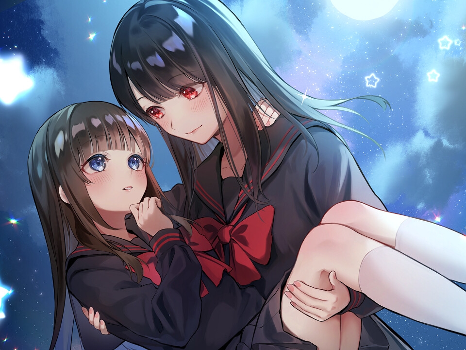 【TS百合】私たちだけの百合の秘蜜は誰も知らない～Secret Lily Honey～【KU100】