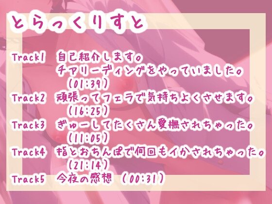 ✨実演ロールプレイ✨新人デビュー作「元チアガールと感じまくり本気えっちするロールプレイ～最後まで実演です～」