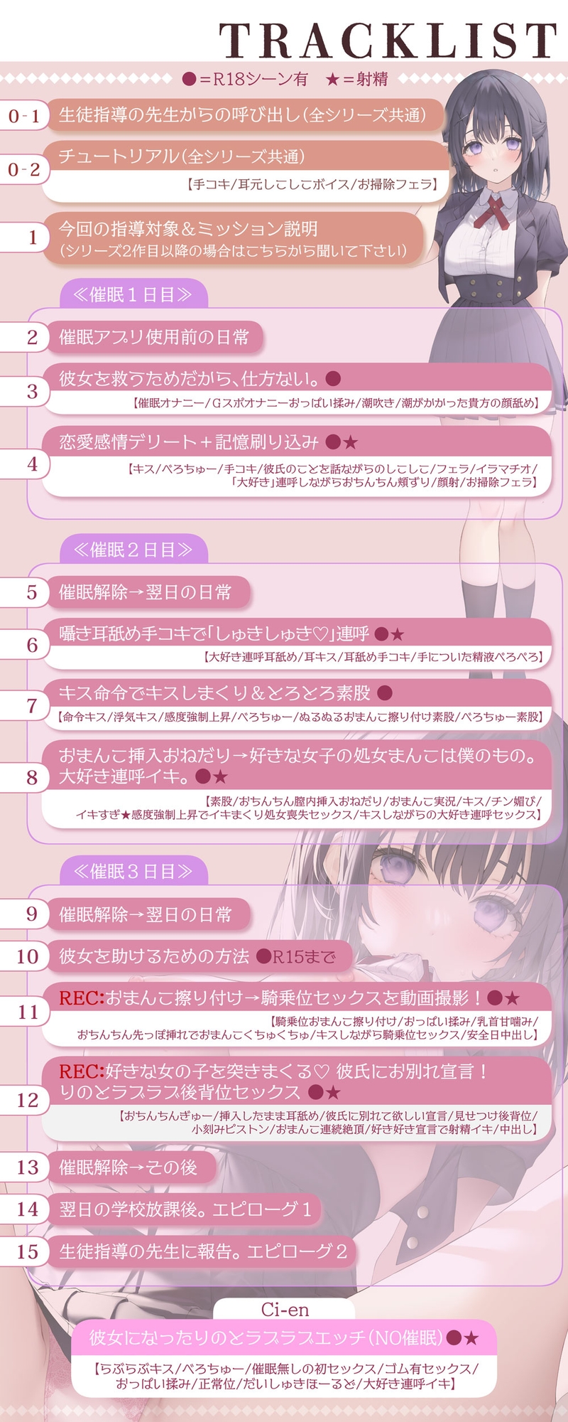 【新シリーズ記念特価】催眠パラドックスー僕が好きになった女子ー【参考台本同梱/KU100】