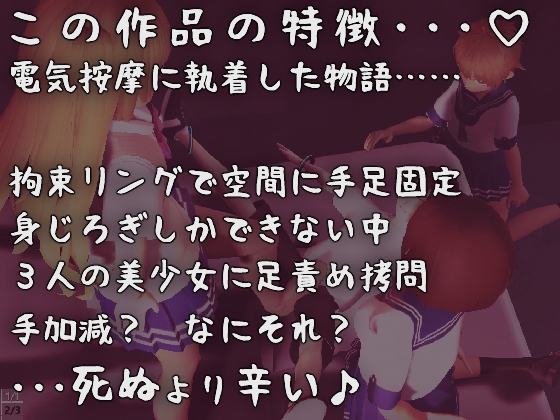 監禁拘束! 終わらない電気按摩地獄