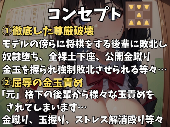 【マゾ向け&玉責め】人権剥奪され金玉責め地獄～将棋が全ての世界で新人後輩に負かされる～