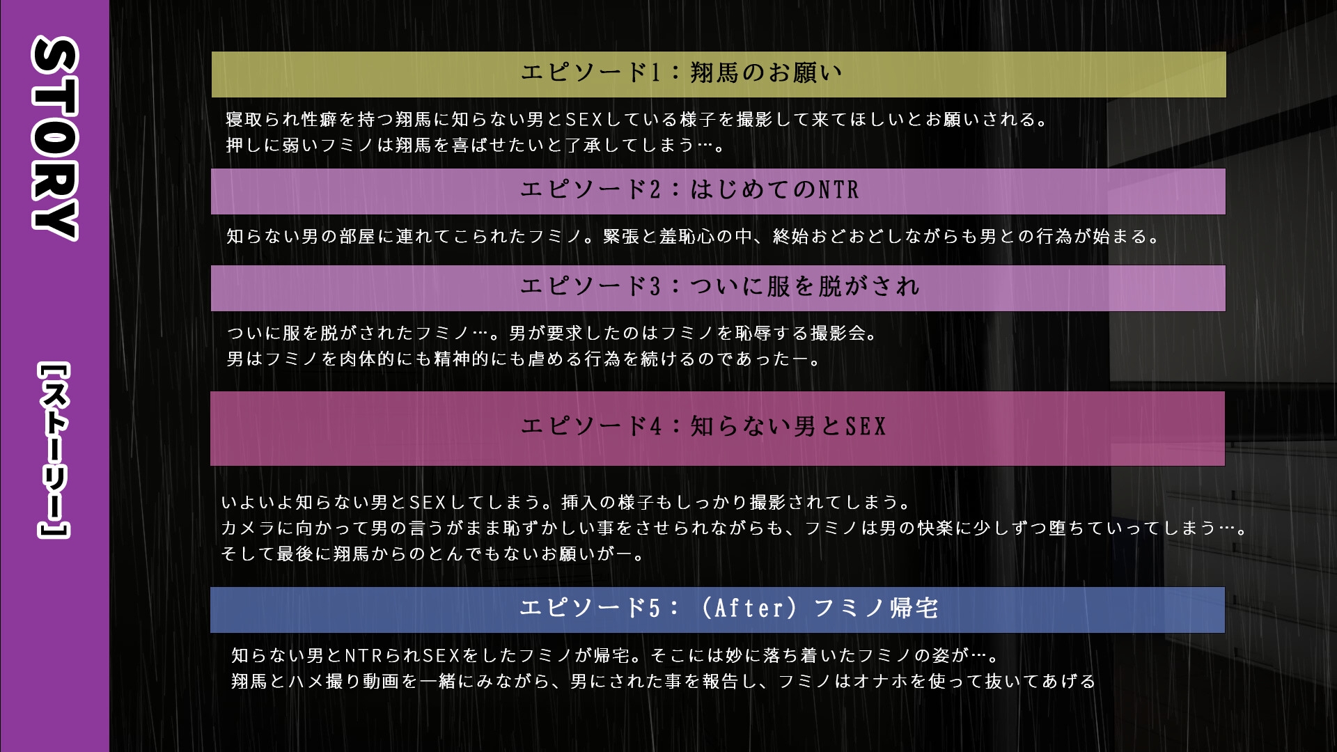 長雨～僕の清楚彼女を寝取らせてハメ撮りしてもらいました~