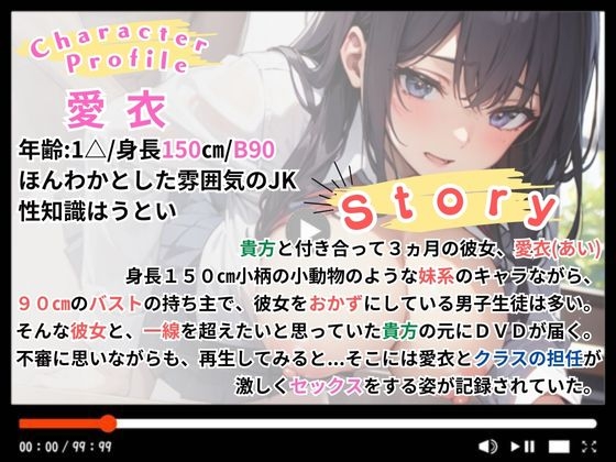 【SHORT】彼氏大好き!純でおバカな彼女が騙されてクラスの担任に寝取られる【THE・NTR】