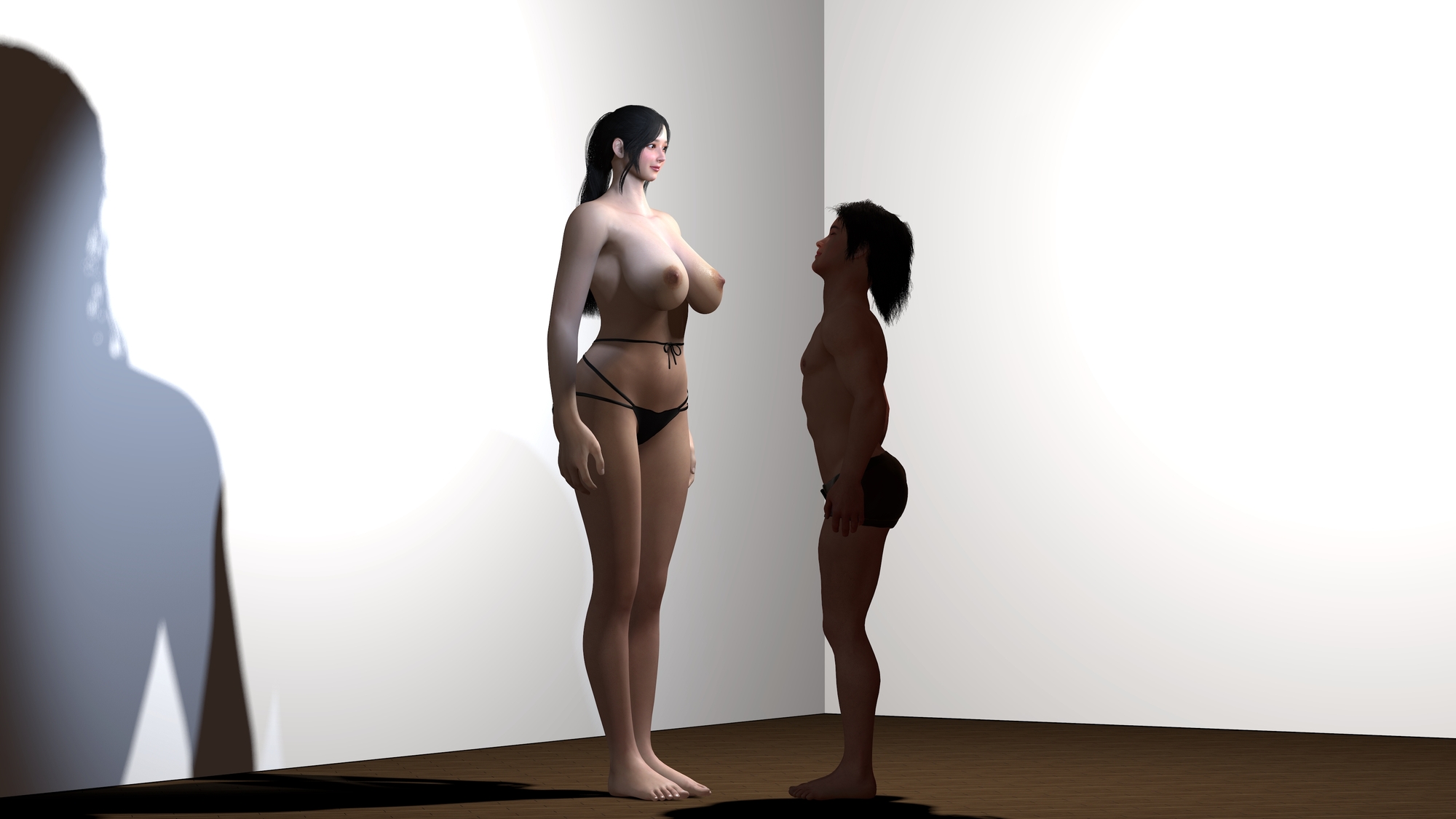 203cm女性と172cm男性による 長身巨乳女性プレイ白書