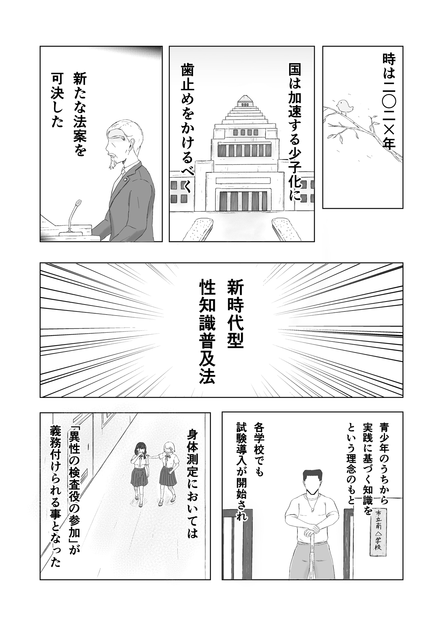 ツンコ、身体測定を受ける。