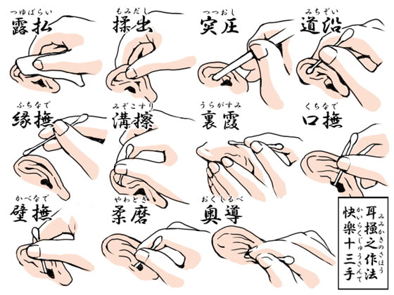 耳掻きマッサージ専門店「大和撫子」技術指導音声「耳掻之作法」快楽十三手