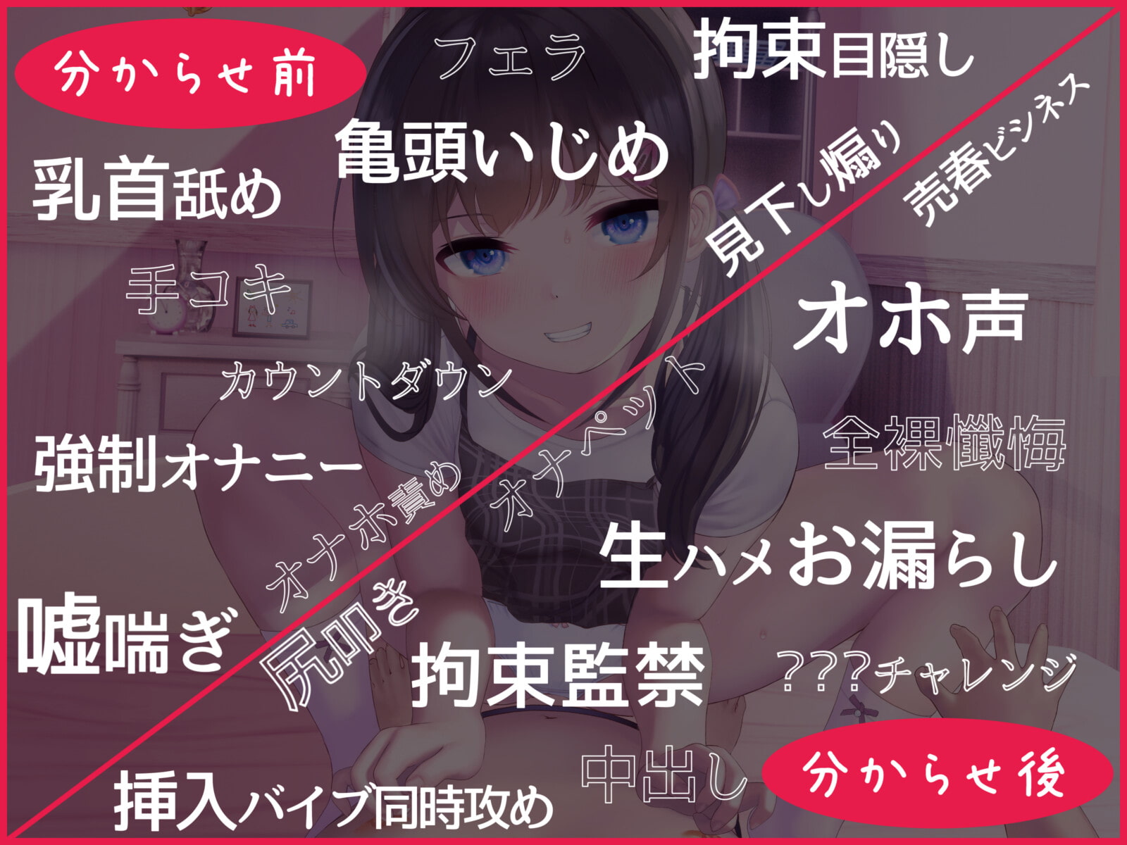 【生ハメお漏らし】温室育ちのロリっ子メスガキを監禁調教して分からせる【KU100】