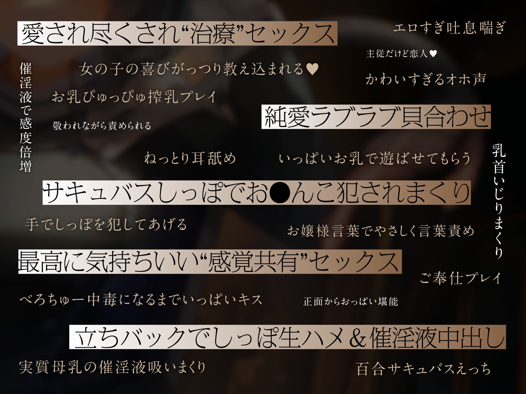 メルヤのしゅじん ～あなたを全肯定する、清楚でえっちなサキュバスナースちゃんに、あまあま犯され看護生活しちゃう百合音声～