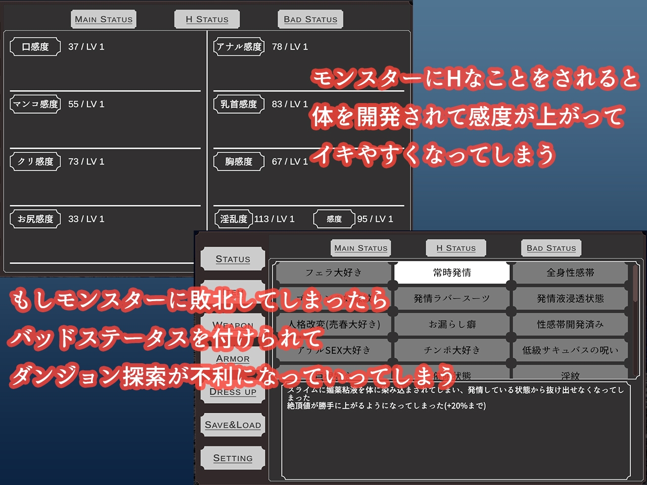 淫魔の不思議ダンジョン