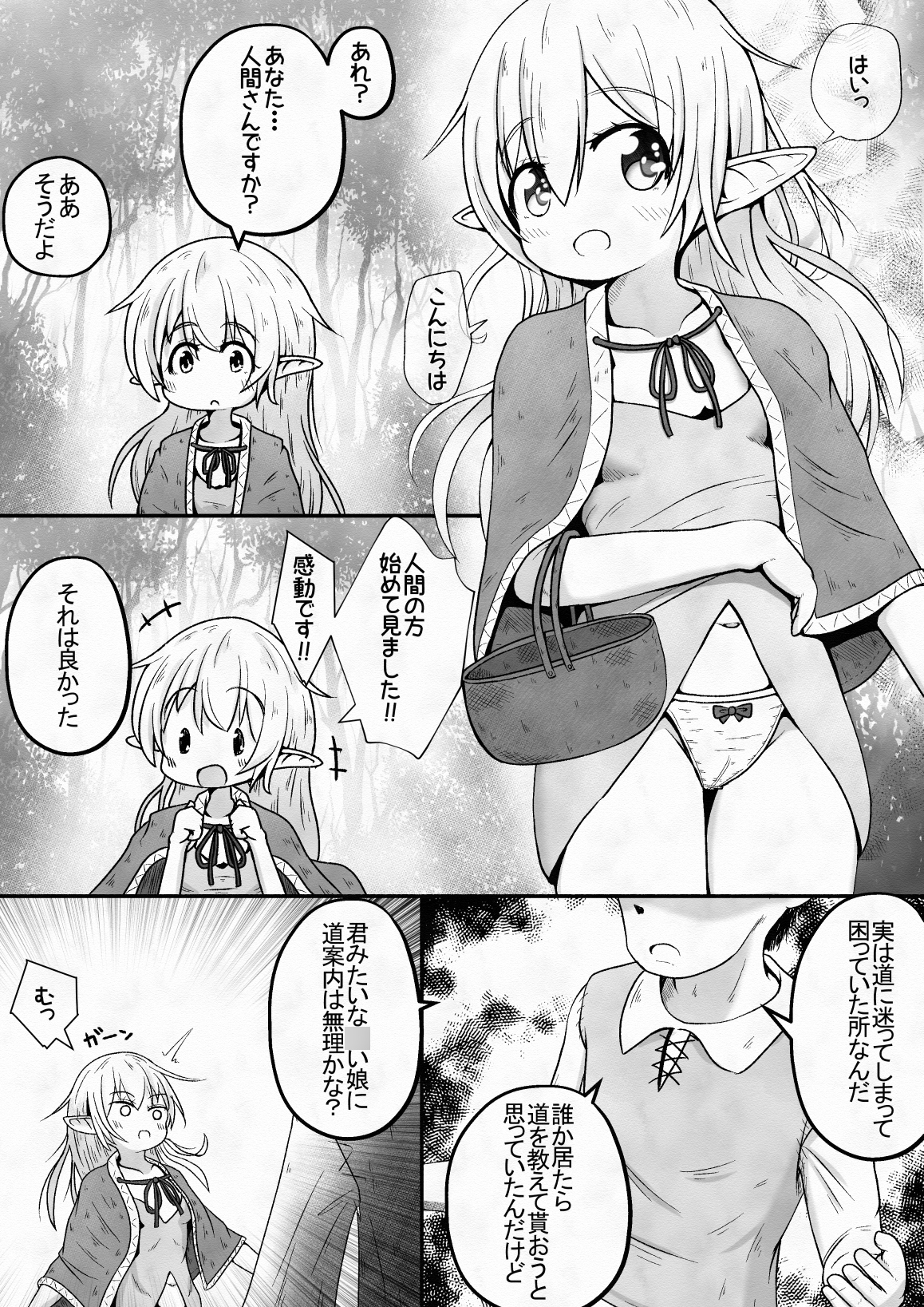 エルフの女の子を騙して誘拐し性奴隷に調教するお話