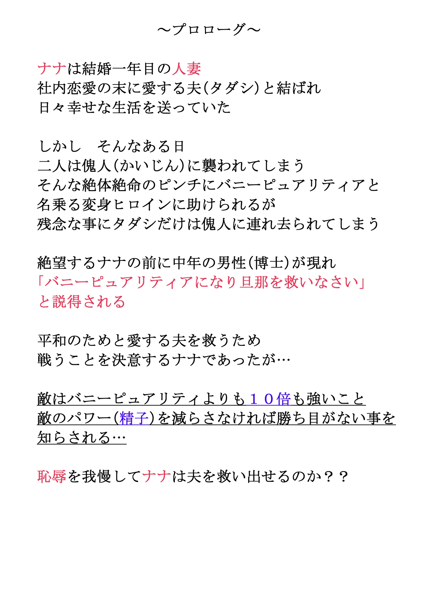 恥辱変身バニーガールエンジェル ナナ