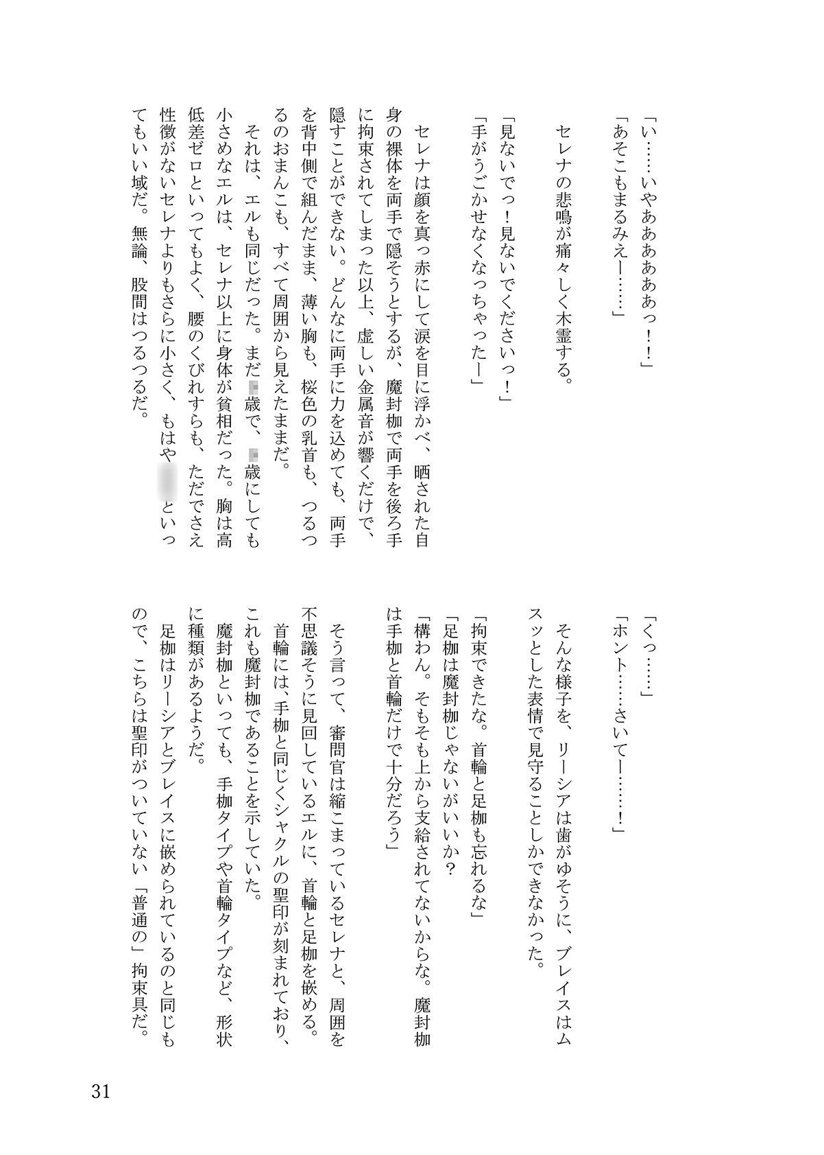 異世界拘束ロリパ譚―転生したら俺以外のパーティメンバーが全裸拘束装備のロリで旅することになった―