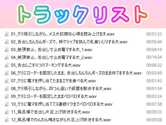 メス犬調教☆りたーんず/短編小説のおまけ付き【バイノーラル/実演音声】