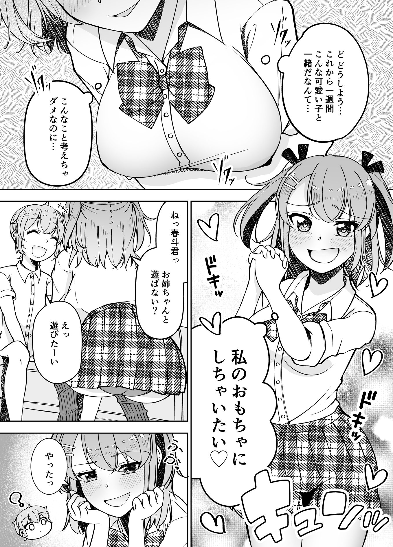 親戚の男の子を預かることになった女子校生のお話