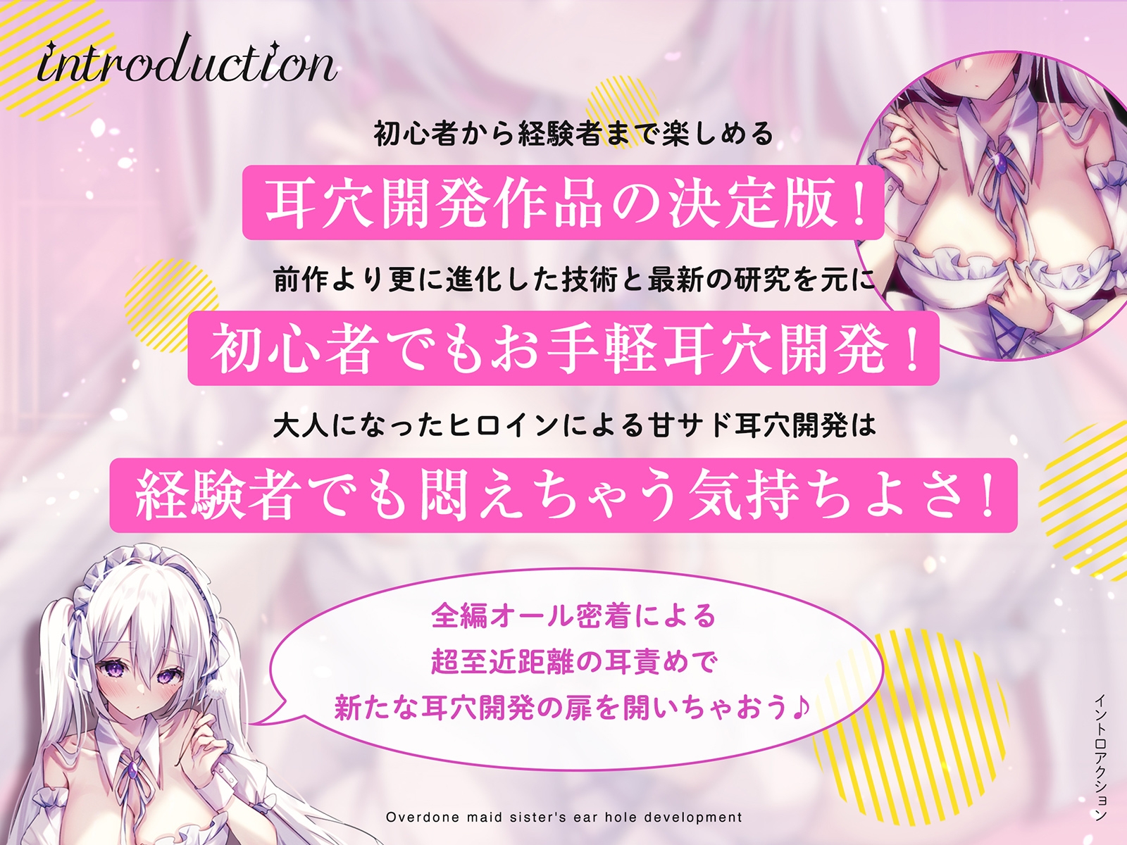 【更にもっと深く…】やりすぎメイドお姉さんの耳穴開発～ミミラチオ・鼓膜舐め…迷走神経開発フルコース!!!～