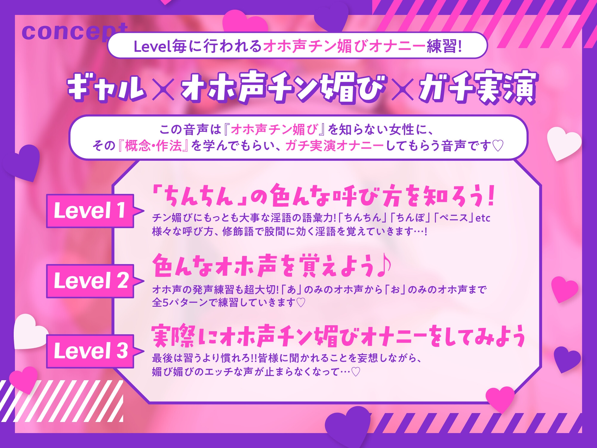 【処女作110円!】★Level別で学ばせる★チン媚び初体験Vtuberに1から教え込んでみた♪「ちんぽちんぽぉっ…!」淫語連呼で喘ぐ変態オナニー【オホ声チン媚び×ガチ実演】