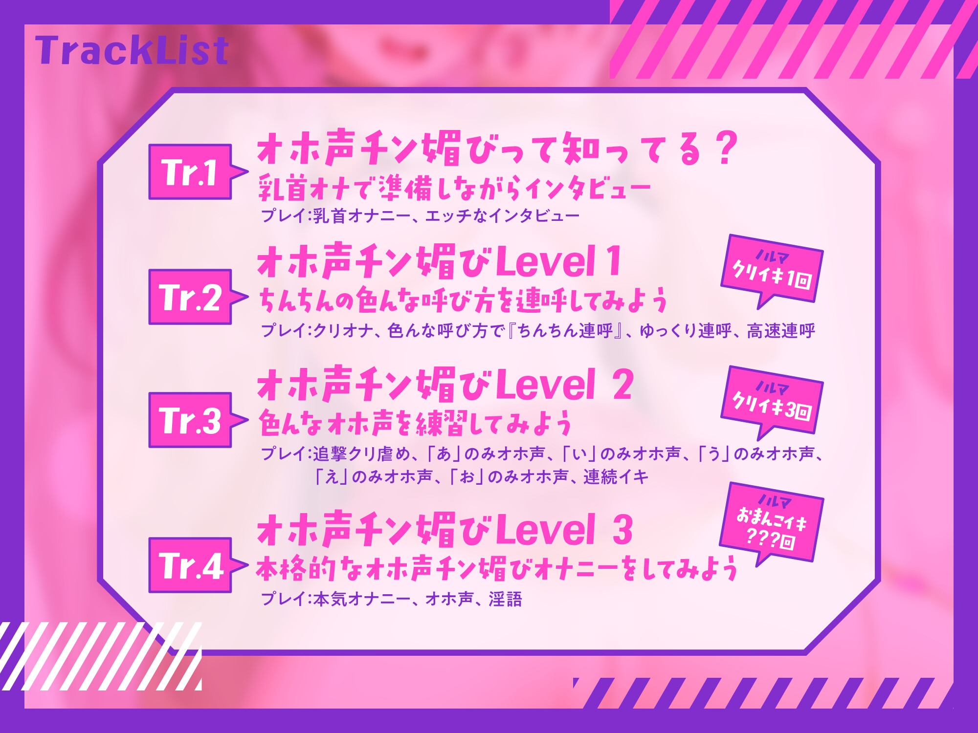 【処女作110円!】★Level別で学ばせる★チン媚び初体験Vtuberに1から教え込んでみた♪「ちんぽちんぽぉっ…!」淫語連呼で喘ぐ変態オナニー【オホ声チン媚び×ガチ実演】