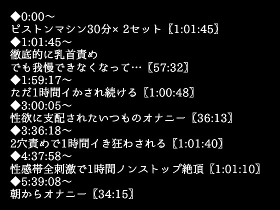 【6時間⁈】オホ声・連続絶頂・潮吹き・絶叫イキの詰め合わせ