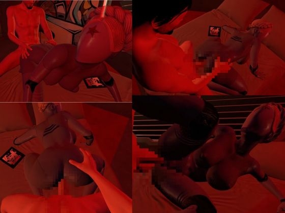 【3Dアニメ】全頭マスク、ラバーフェチに最高に刺さるアニメVol1 ストリップ編