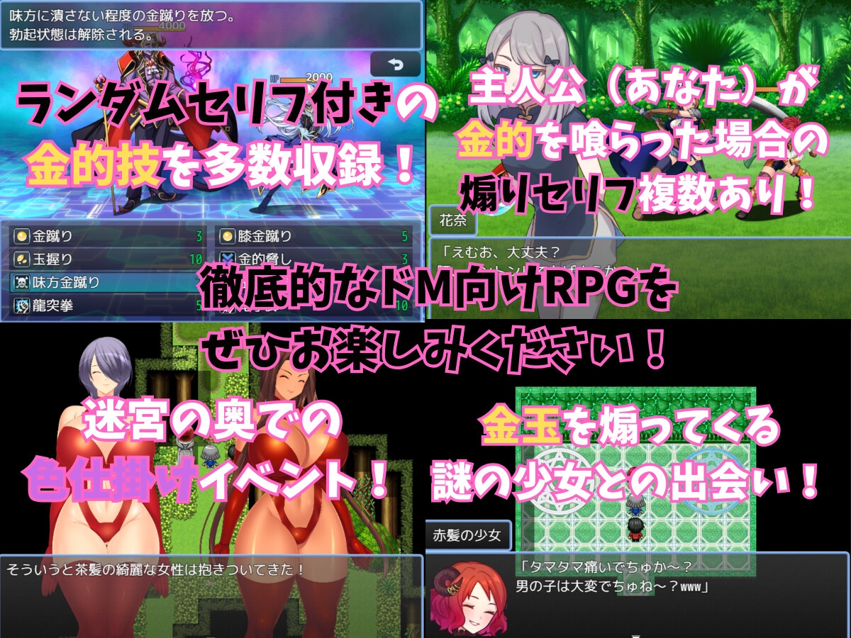 ～ドM向けRPG～金蹴りの迷宮