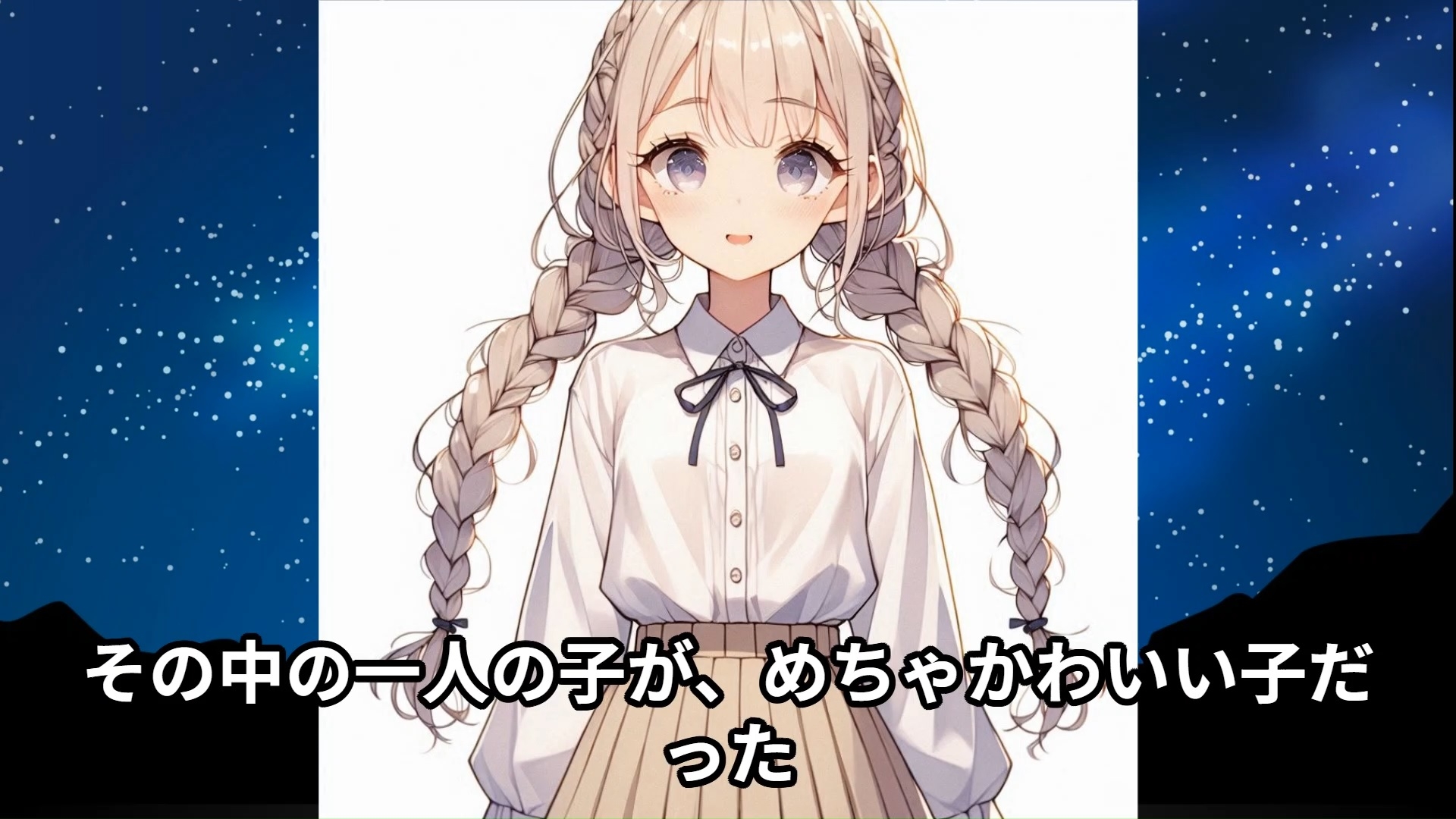 【J◯痴○体験告白】J◯◯の無抵抗な三つ編み少女をプラネタリウムで痴○した話