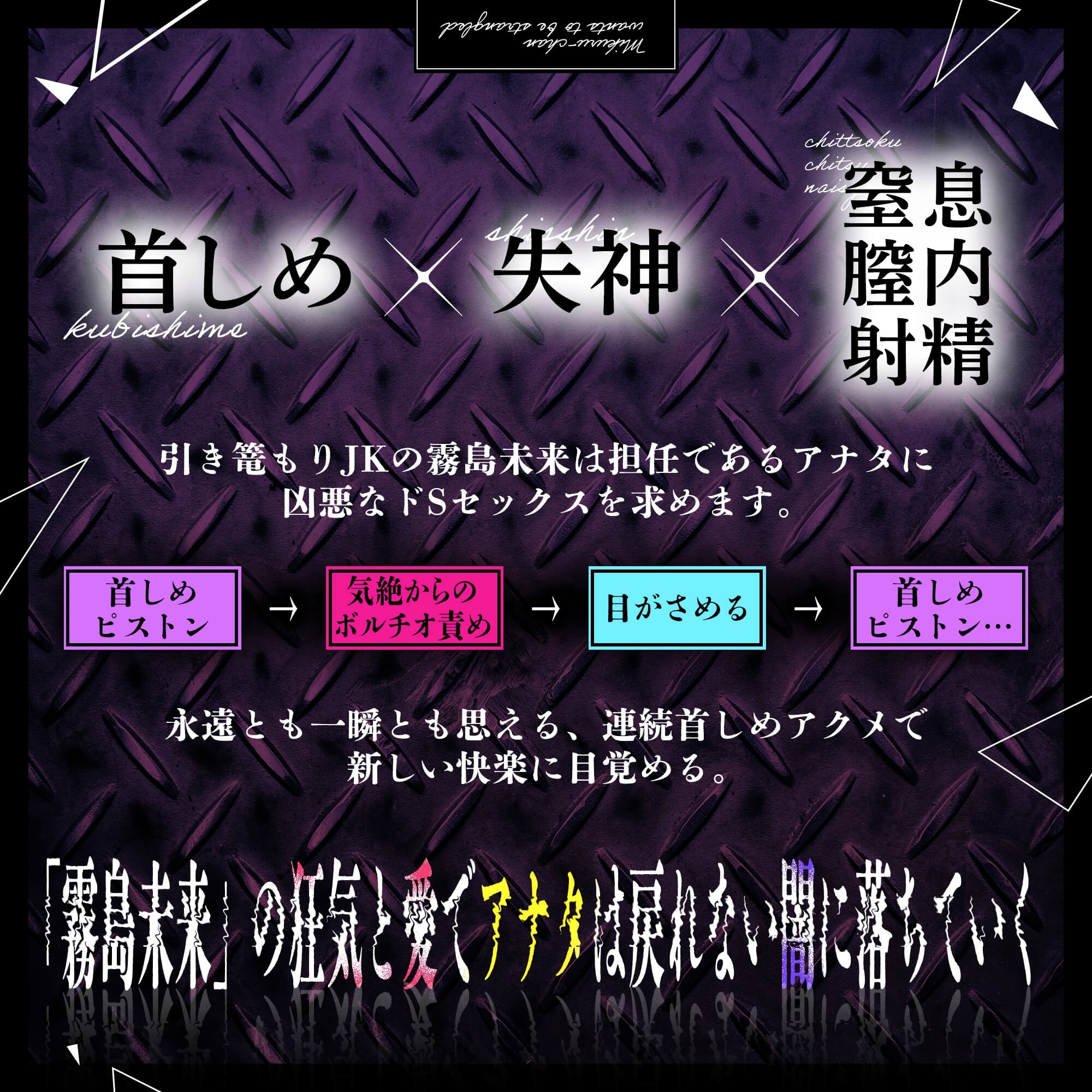 〜ミクルちゃんは絞められたい〜 私を壊したくてたまらないんでしょ?もっと乱暴に私を使っていいよ。