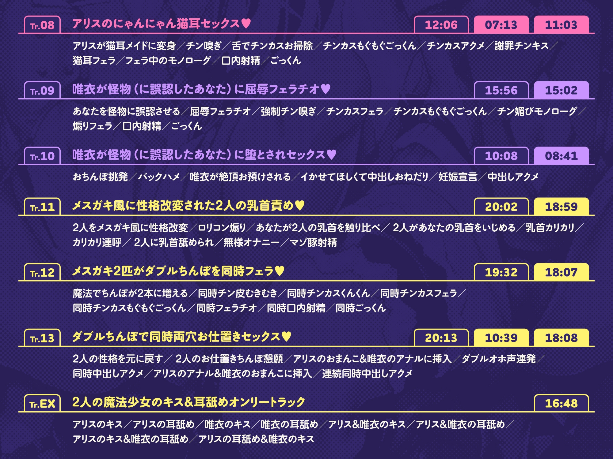 ✅9/30まで限定7特典!✅W魔法少女がチンカス汚ちんぽに媚び媚びご奉仕させられちゃう洗脳アプリ♪【KU100】