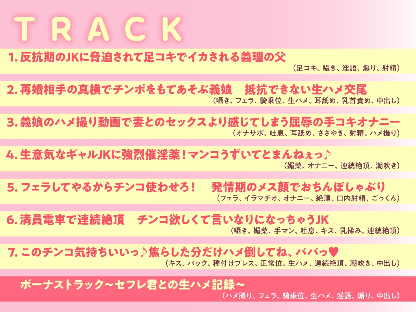 【期間限定55円】再婚した女性の連れ子はビッチギャルでした。～生意気性欲ムンムン娘をわからせTIME～