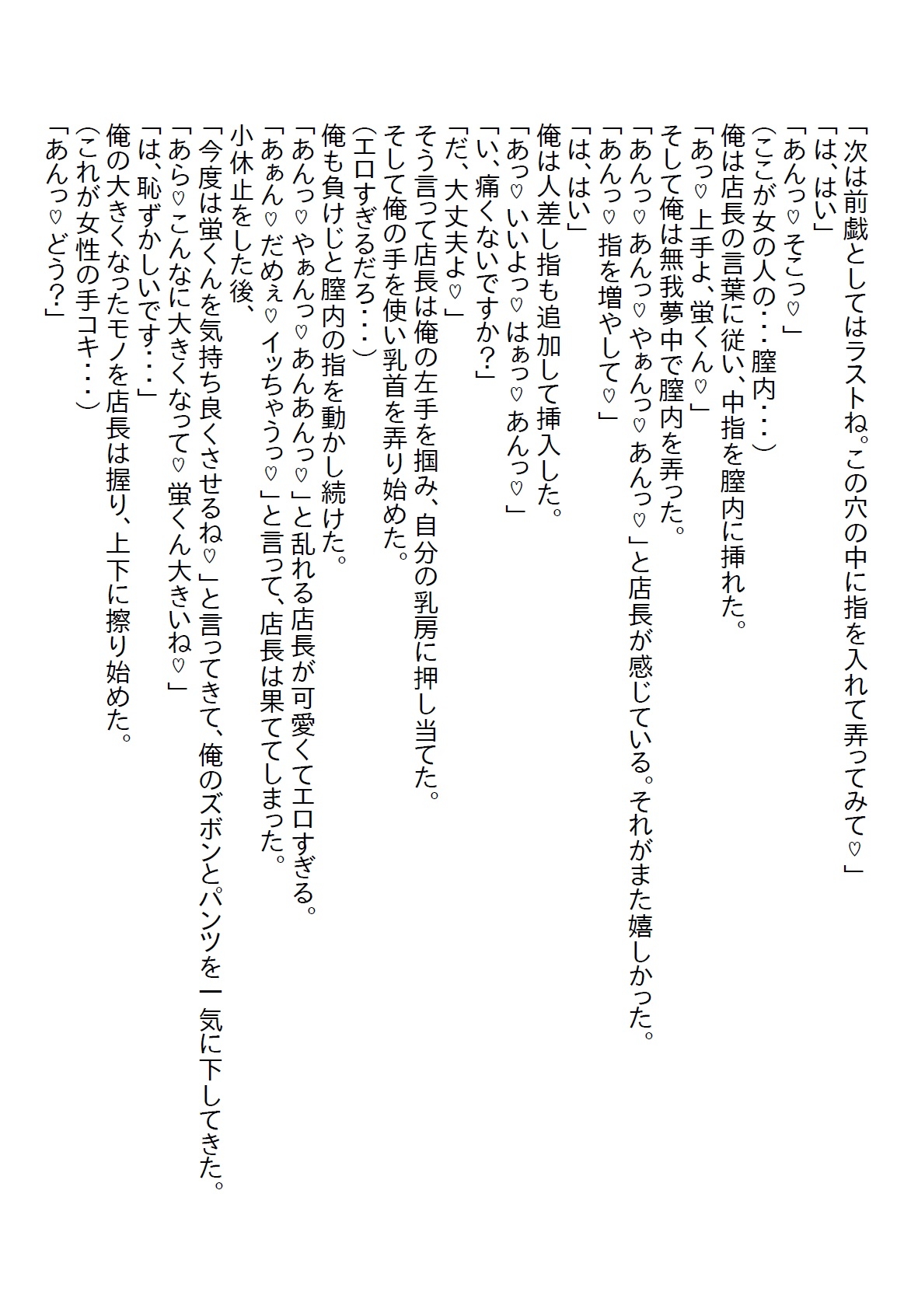 【隙間の文庫】ぼっちの誕生日を過ごす予定だった俺だったが、バイト仲間のシフトを代わると美人店長がやってきてチョメチョメしたお話