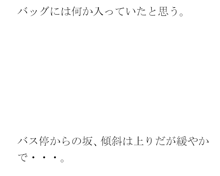 ポケットの中の不思議なパラレルと夜の広場 人妻女子と・・・