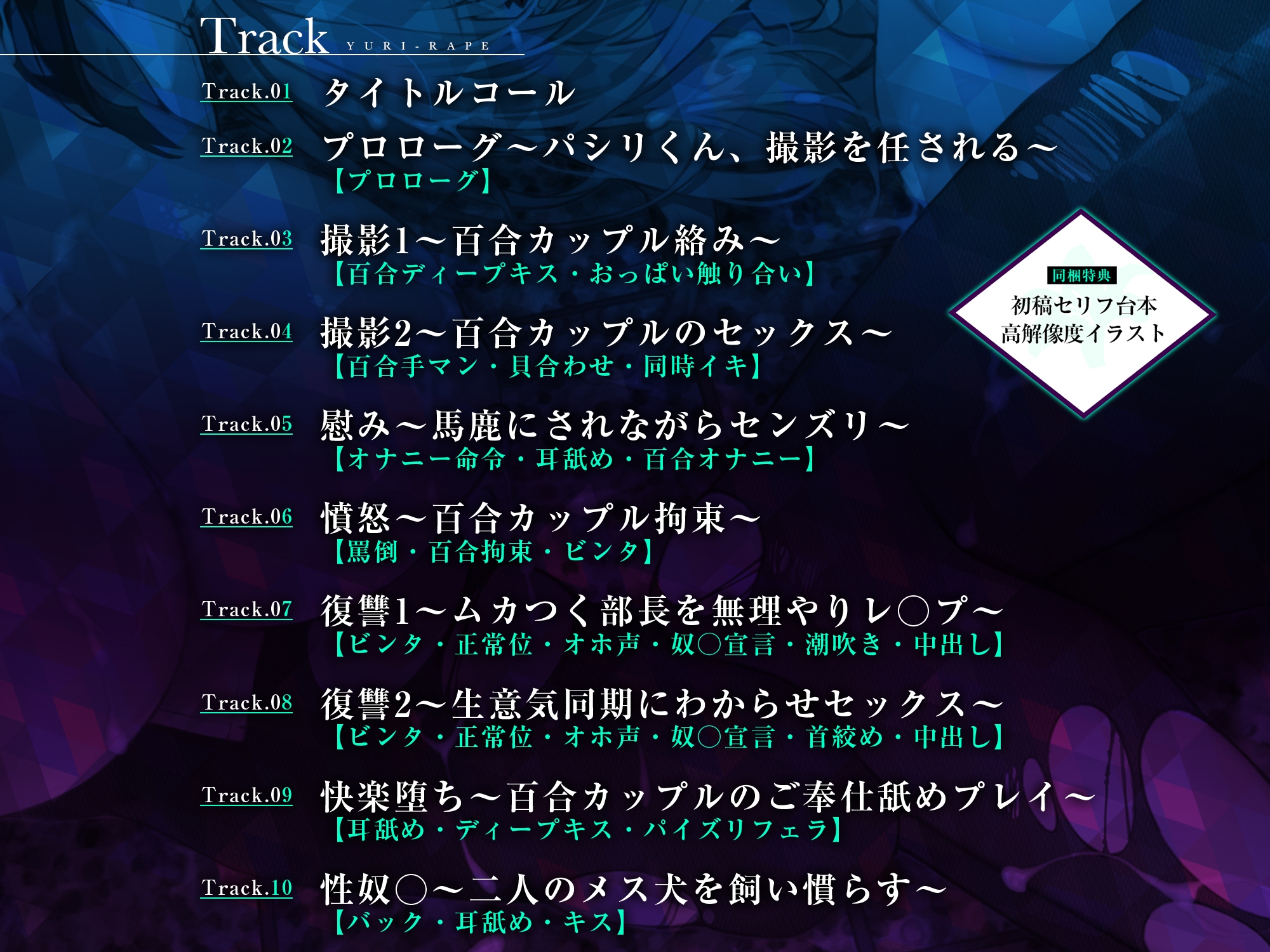 百合レ○プ ～レズカップルのパシリだった僕が男だってことをわからせてやった話～《五大早期購入特典付き》