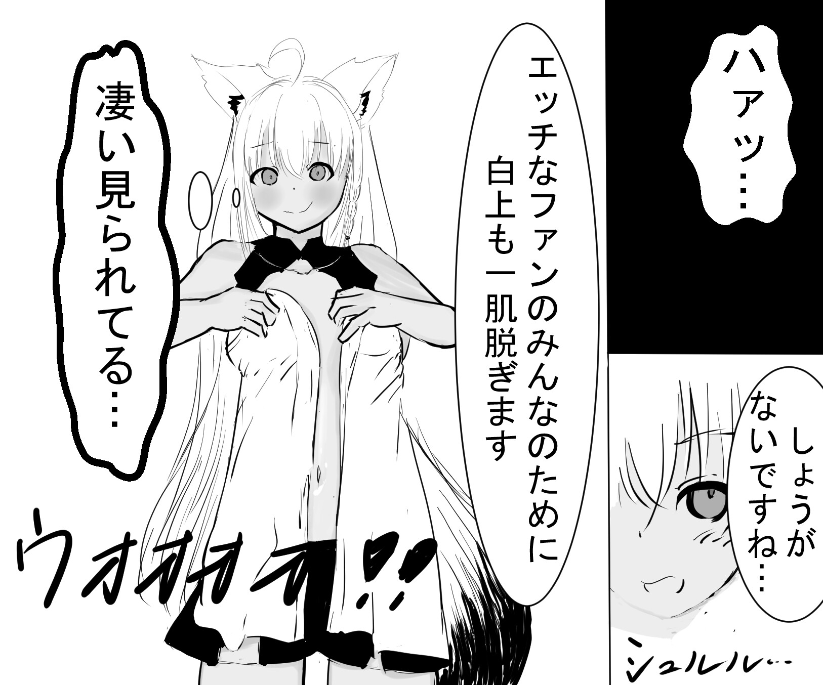 白上フ◯キちゃんがファンのために色々してくれる