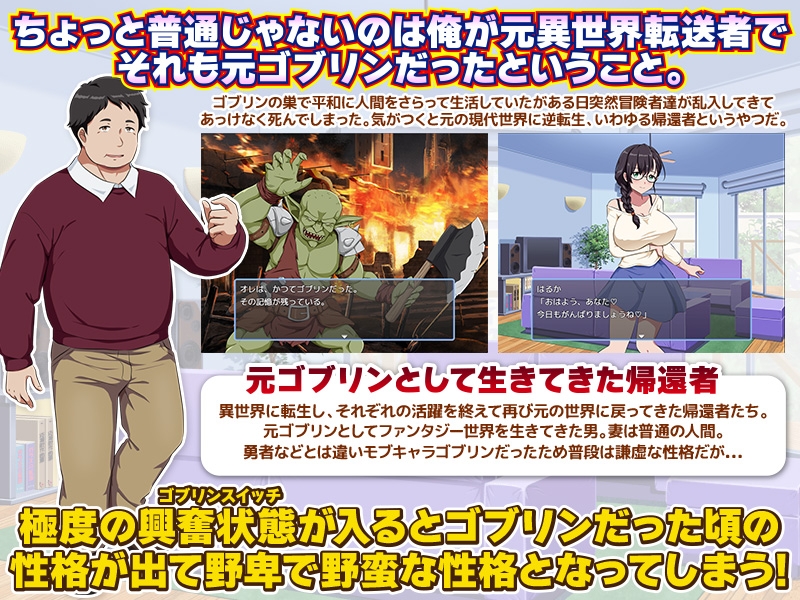 帰還者ですが…何か? ゴブリンだった俺が現代世界に帰還する