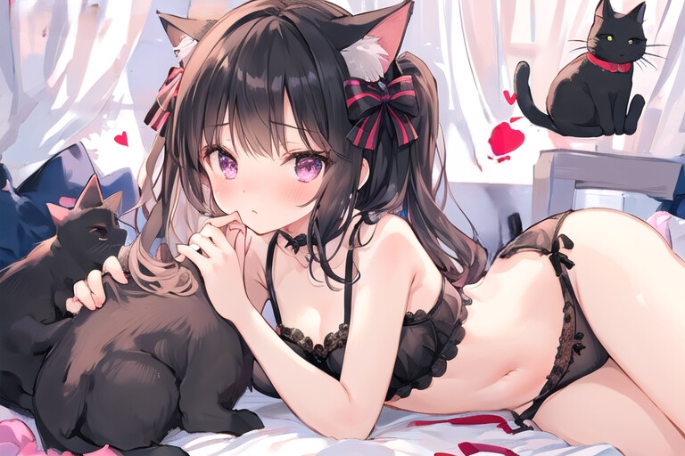 同棲している猫耳の女の子が、疲れたアナタにいっぱい甘えて、ちょっとイジワルに癒してくれる