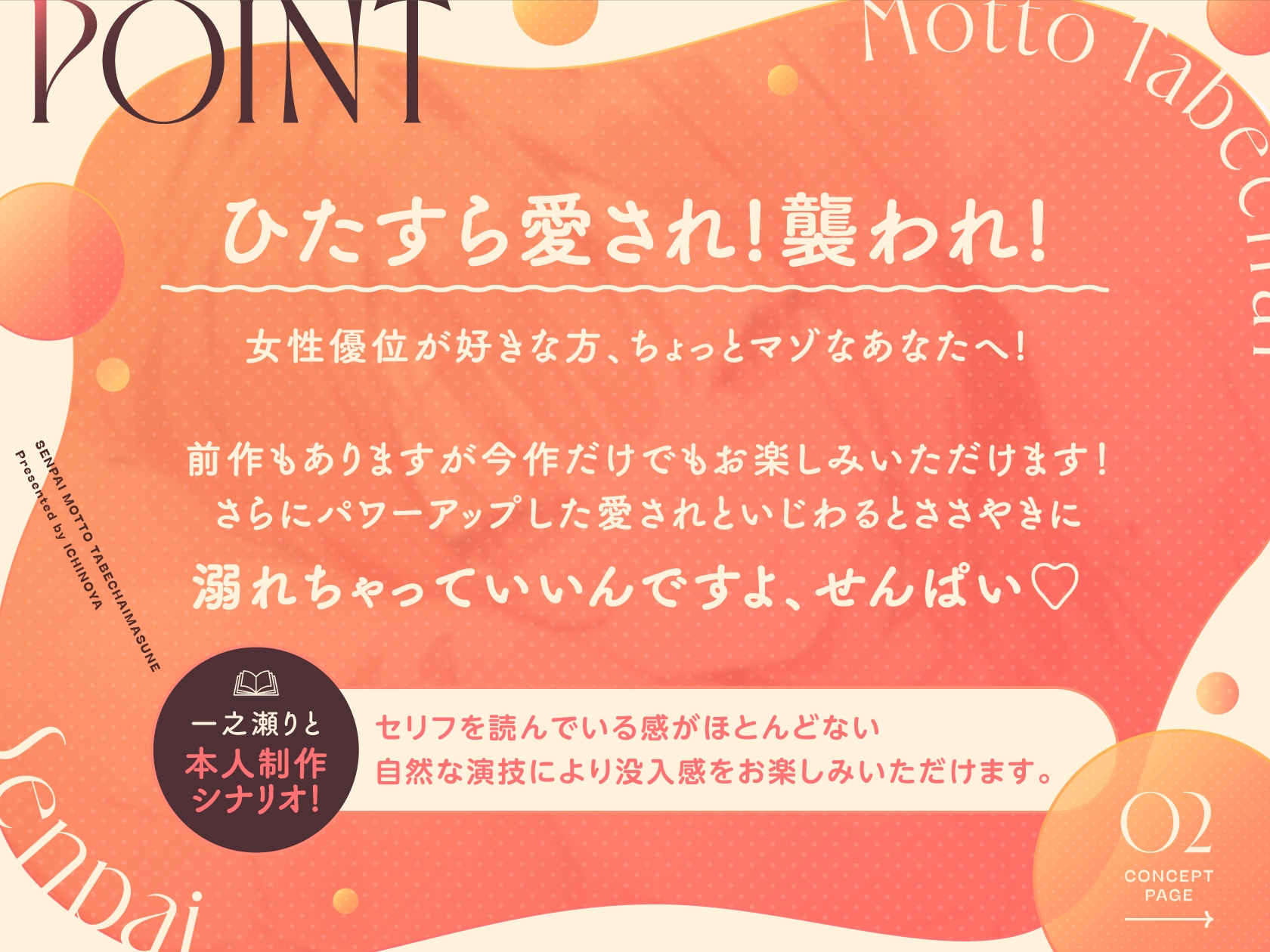 先輩、もっと食べちゃいますね♪～愛情重め甘サド後輩彼女と性欲全開お泊まり搾り取られ愛～