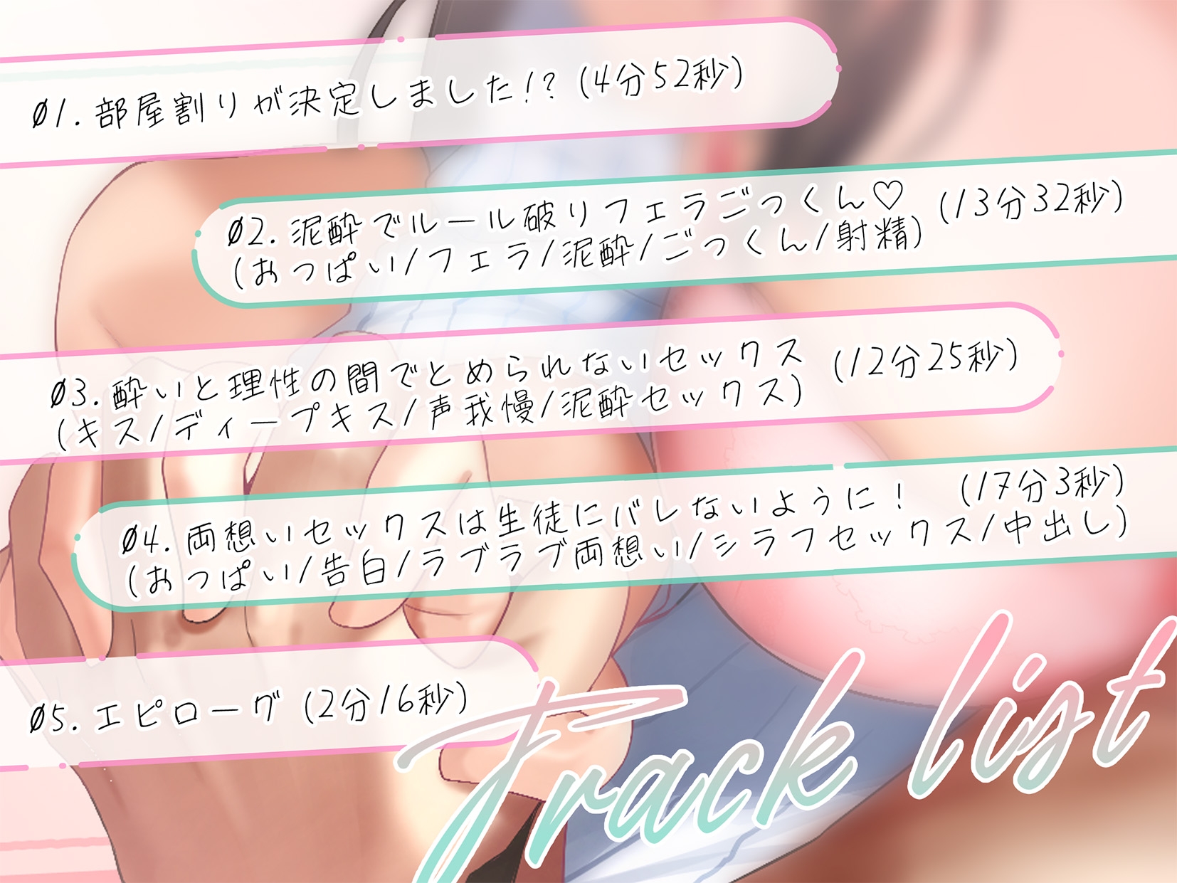 酔いどれ教師‐修学旅行中同室になった新任教師が生徒にバレないように××××する‐