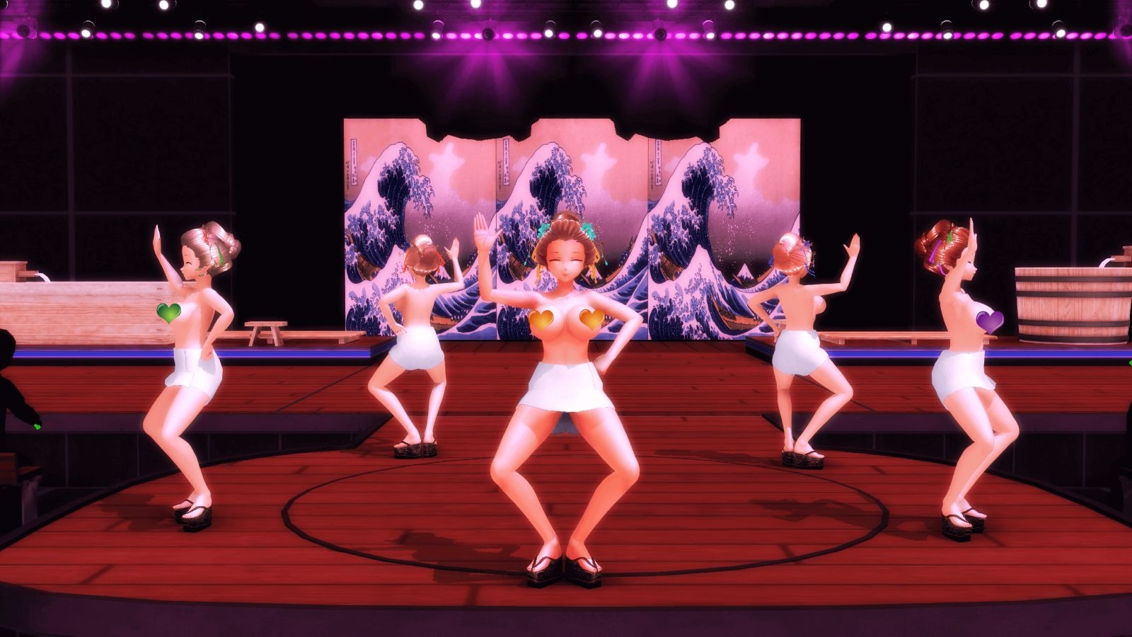 【ふたなりダンス】「浮世風呂」ふたなり版(通常版)