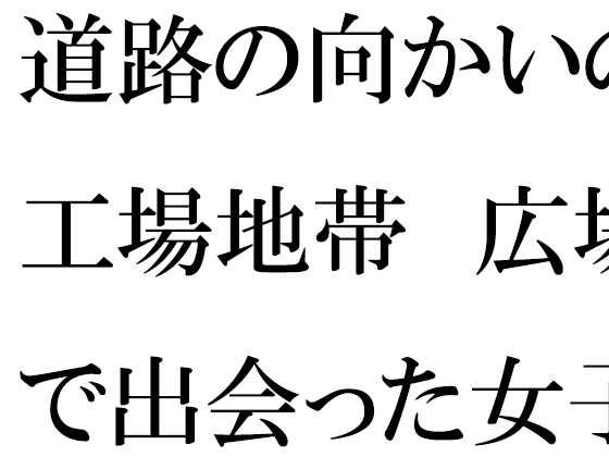 道路の向かいの工場地帯 広場で出会った女子と次の日の夕方まで・・・・