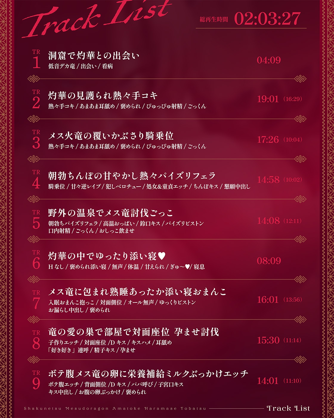 炎耐性MAXな勇者くんの、灼熱メスドラゴン甘溶け孕ませ討伐