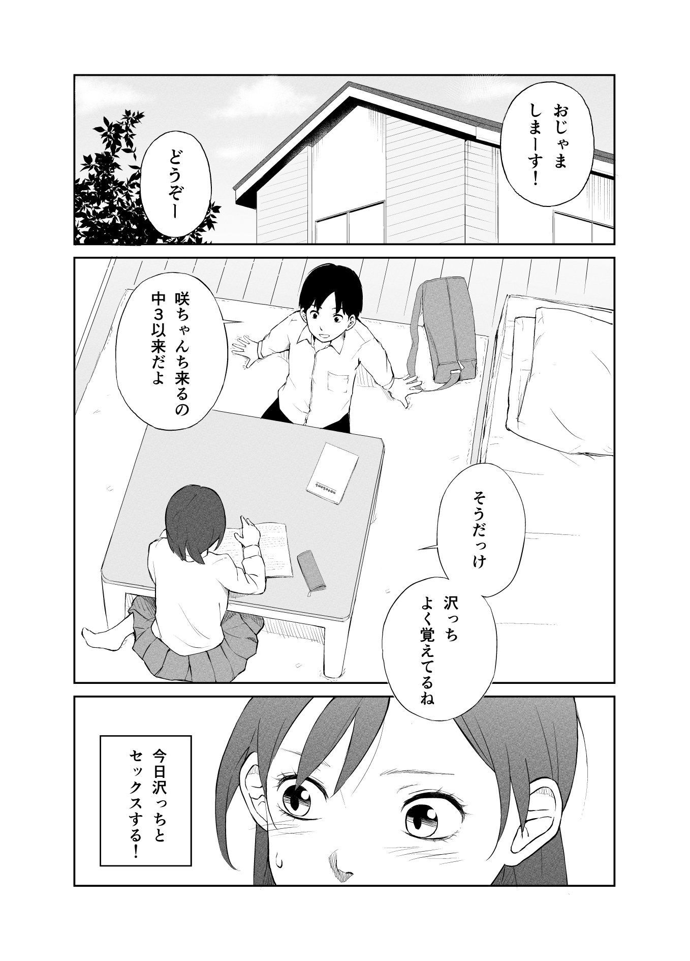 咲ちゃんと性行為について