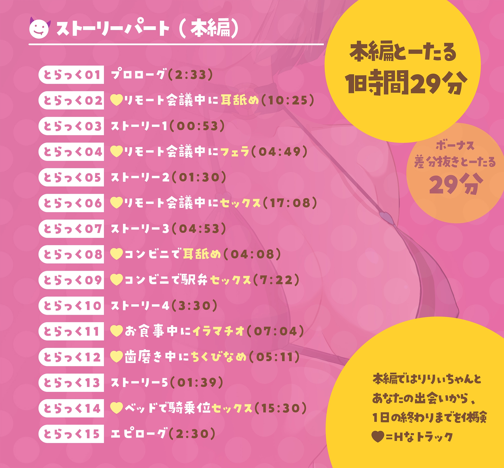 【28日間限定特典】サキュバスりりぃちゃん～リモート会議中にイチャラブしよっ～《ザコマン連続絶頂》《オホ声》