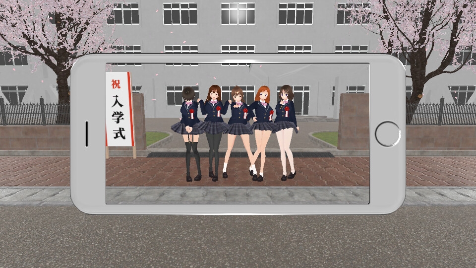 ○○学園の日々 入学式編