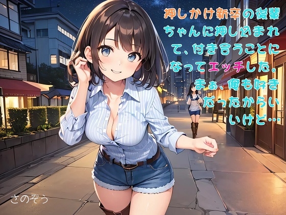 【隙間の文庫】押しかけ新卒の後輩ちゃんに押し込まれて、付き合うことになってエッチした。まぁ、俺も好きだったからいいけど…