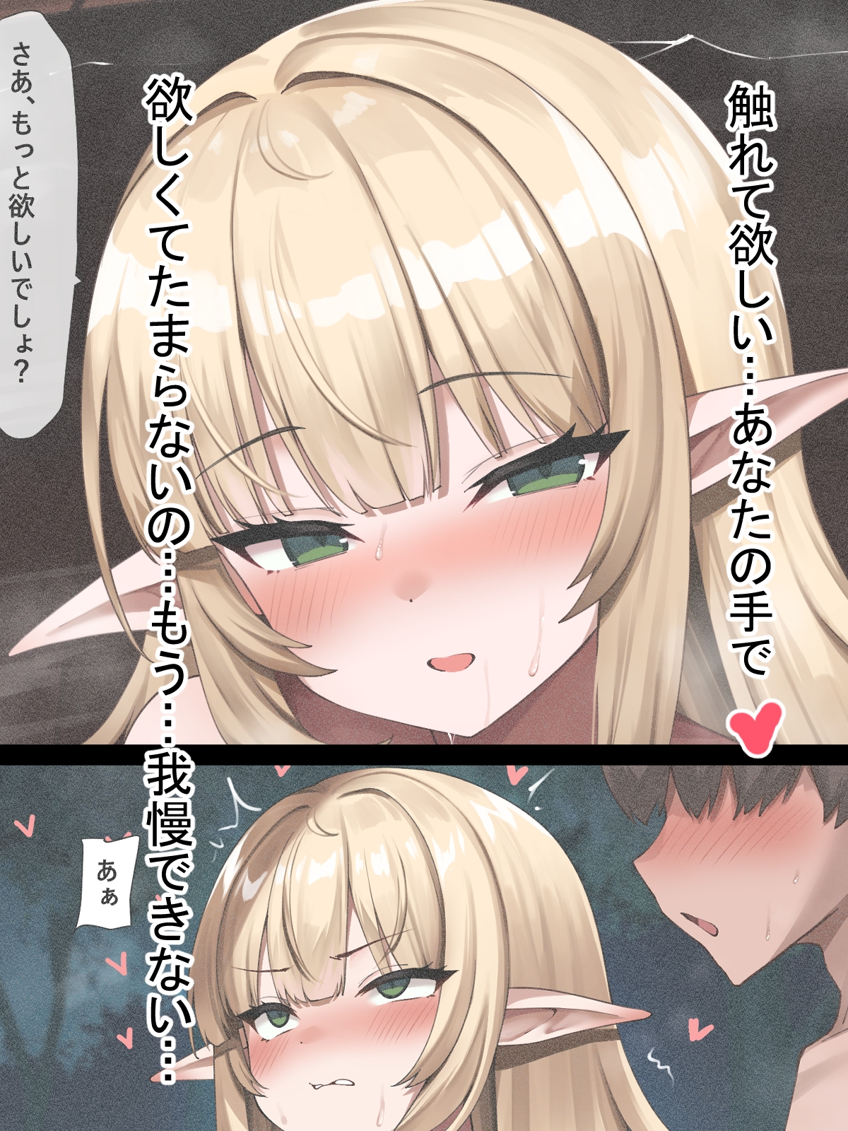 エルフ姫の秘めごと ～覗き見から始まる淫らな関係～