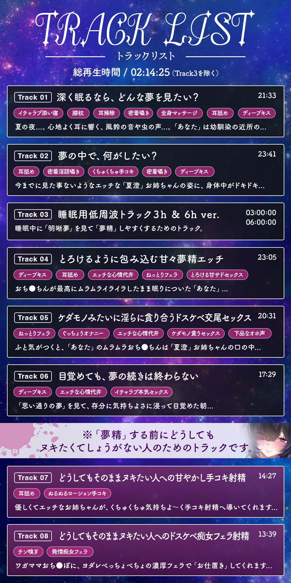 【夢精・明晰夢】夢見る射精~力の抜けきったアナタに淫らな言葉が降り注ぐ~feat.涼花みなせ