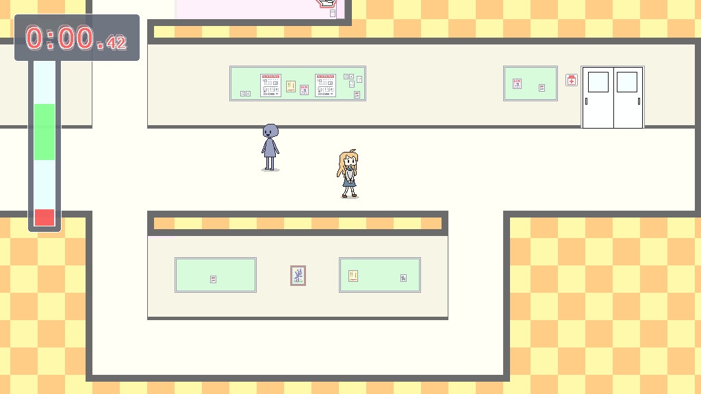 おもらしがバレないように保健室へ行くゲーム