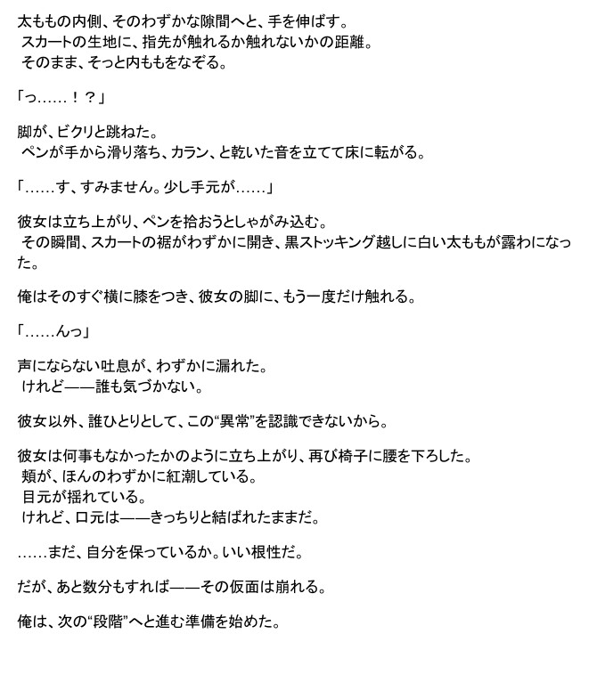 認識されない俺が、ギルド受付嬢を快楽で堕とすまで。